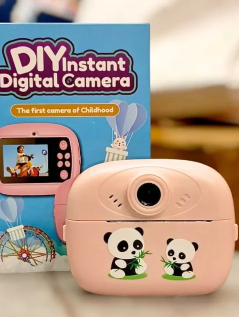 Diy Instant Digital Print Camera for Kids (Random Design)