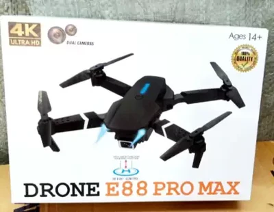 DRONE E88 PRO MAX  4K ULTRA HD  DUAL CAMERAS