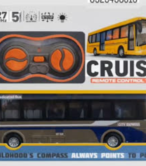BUS R/C CONTROL CRUISER REMOTE TOY CAR