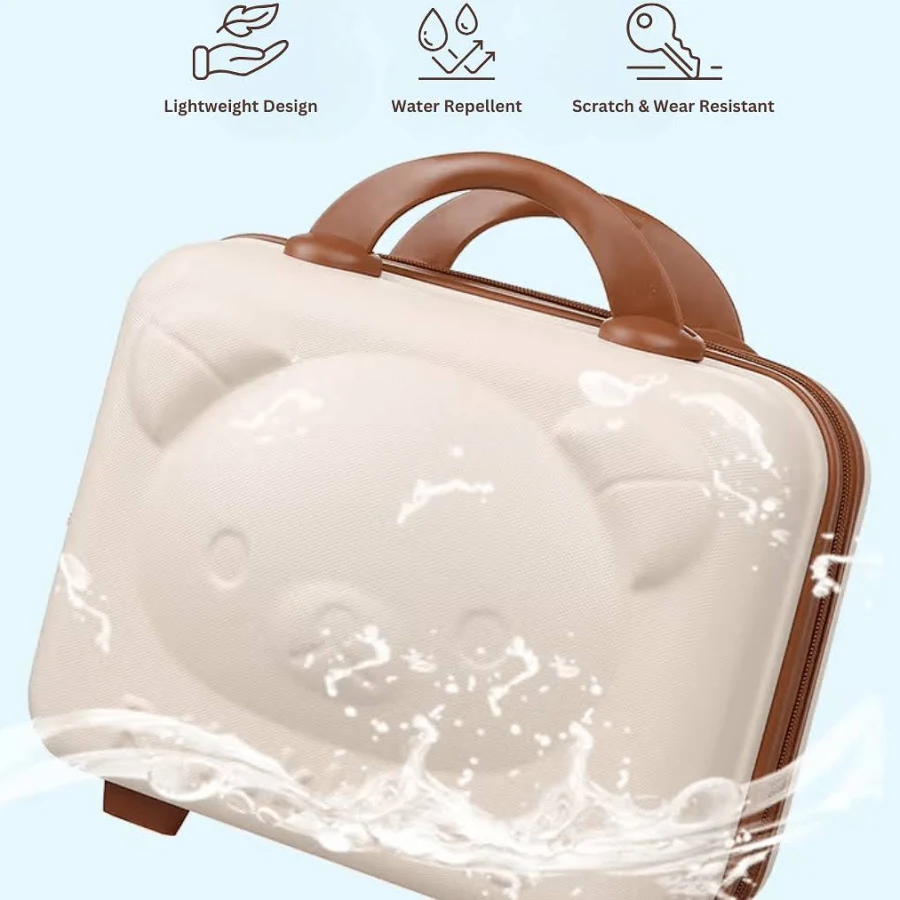 Chinkaa Trader Cute Bear Travel Makeup Organizer Vanity Box - Image 3