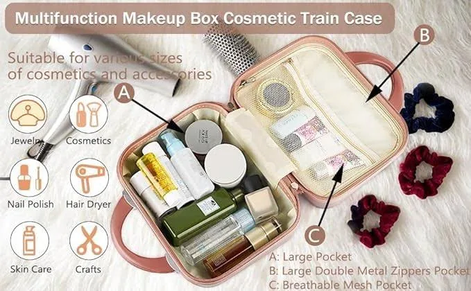 Chinkaa Trader Cute Bear Travel Makeup Organizer Vanity Box - Image 5